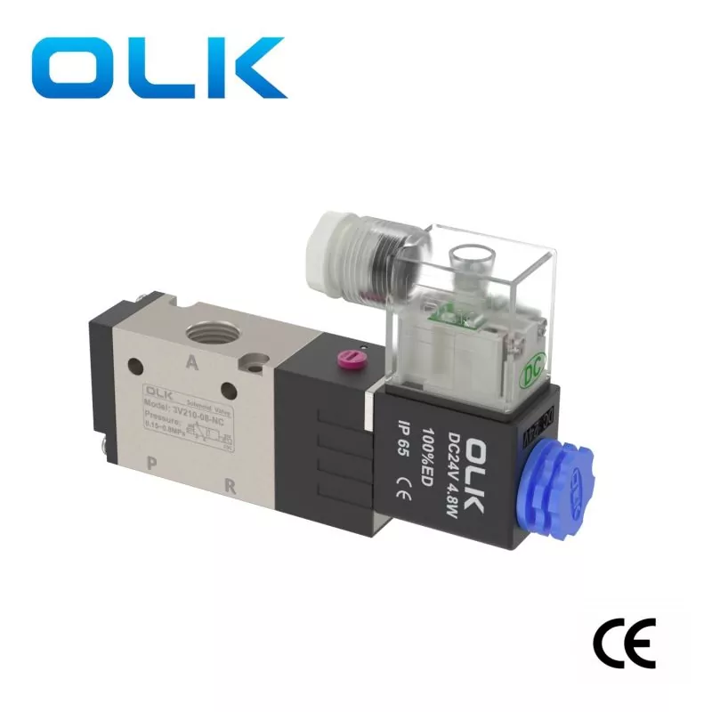 3v200 serijos solenoidinis vožtuvas 3 krypčių